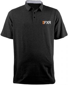 FXR Evo Tech Polo Shirt 19 Black/Grey
