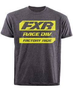 FXR Race Division T-Shirt Barn/Ungdom 19 Charcoal/