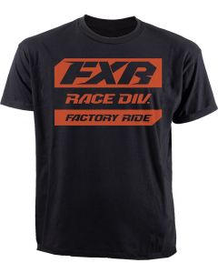 FXR Race Division T-Shirt Barn/Ungdom 19 Black/Ora