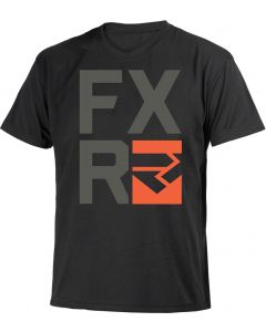 FXR Broadcast T-Shirt Barn/Ungdom 19 Black/Lava