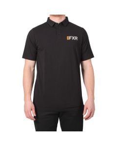 FXR Evo Tech Polo Shirt 20 Black/Grey