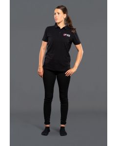 FXR W Evo Tech Polo Shirt 20 Black/Elec Pink