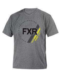 FXR Ride T-Shirt Barn/Ungdom20 Grey Heather/Hi Vis
