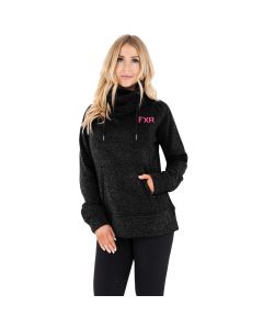 FXR Ember Sweater Pullover 21 Black Heather/Elec Pink