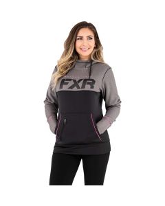 FXR Pursuit Tech Pullover Hoodie 21 Black/Elec Pink