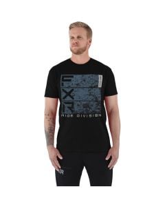 FXR Broadcast T-Shirt 21 Black/Steel