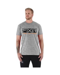 FXR Helium T-Shirt 21 Grey Heather/Black
