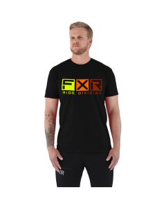 FXR Helium T-Shirt 21 Black/Inferno