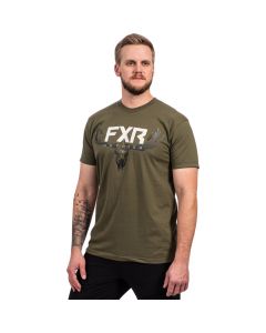 FXR Antler T-Shirt 22 Army/Bone