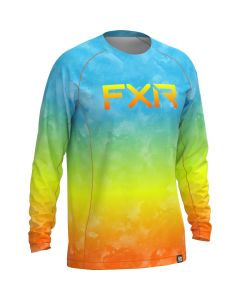 FXR Attack UPF Långärmad tröja 23 Blue Inferno