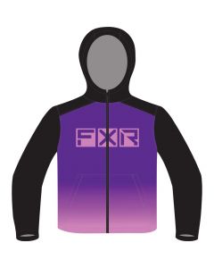 FXR Hydrogen Softshelljacka, Barn/Ungdom 22 Purple Fade/Black