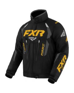 FXR Team FX Skoterjacka, Flytplagg 22 Black/Char/Gold