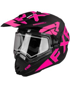 FXR Torque X Team Hjälm med elvisir 22 Blk/Pink