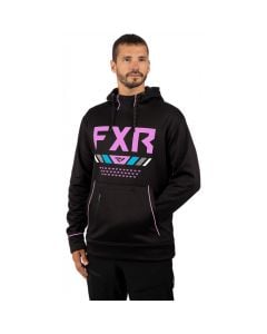 FXR Unisex Podium Tech PO Hoodie 22 Black/Elec Pink