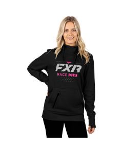 FXR W Race Division Tech PO Hoodie 22 Black/Elec Pink