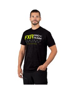 FXR Team Premium T-Shirt 22 Black/Hi Vis