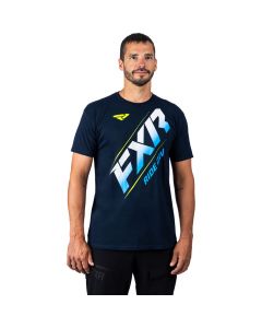 FXR CX Premium T-Shirt 22 Navy/Blue/Hi Vis
