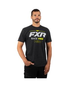 FXR Race Div Premium T-Shirt 22 Char Heather/Hi Vis