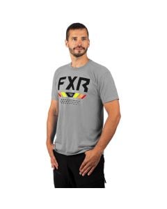FXR Helium Premium T-Shirt 22 Grey Heather/Black