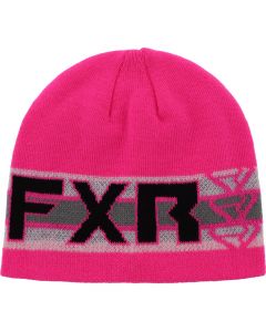 FXR Team Beanie 22 Elec Pink/Black