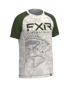 FXR Big Treble UPF T-Shirt 23 Bone Camo/Bass