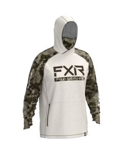 FXR Tournament Pro Hybrid UPF PO Hoodie 23 BnHthr/ArmyCmo