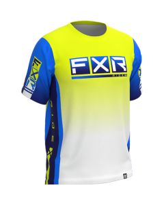 FXR ProFlex UPF T-Shirt 23 HiVis Fade/Blue Fade