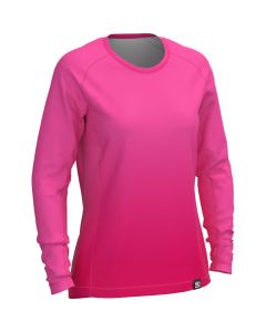 FXR W Attack UPF Långärmad tröja 23 E.Pink-Raspberry Fade