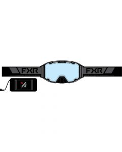 FXR Maverick Eluppvärmda (Batteridrift) Skoterglasögon 22 Black Ops