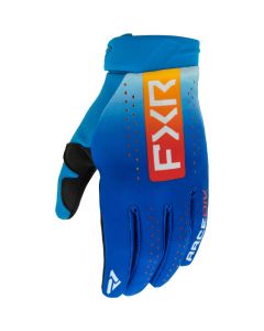 FXR Reflex MX Crosshandske, Barn / Ungdom 22 Blue/Tangerine