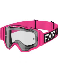 FXR Maverick Clear MX Crossglasögon, Barn / Ungdom 22 E-Pink