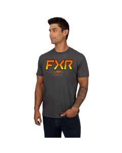 FXR Helium Premium T-Shirt 23 Char Heather/Orange