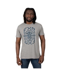 FXR Ride Premium T-Shirt 23 Grey Heather/Dark Steel