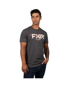 FXR Split Premium T-Shirt 23 Char Heather/Inferno