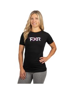 FXR Split Premium T-Shirt 23 Black/Neon Fusion