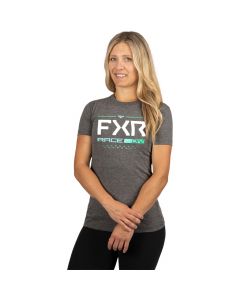 FXR W Race Division Premium T-Shirt 23 Char Heather/Mint