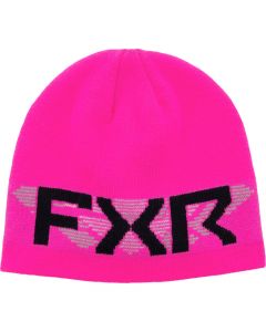 FXR Split Beanie 23 Elec Pink/Black