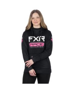 FXR Race Division Tech PO Hoodie 24 Black/E Pink
