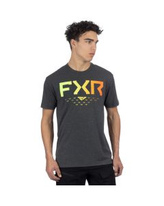 FXR Helium Premium T-Shirt 24 Char Heather/Inferno