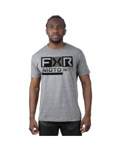 FXR Ride Premium T-Shirt 24 Grey Heather/Black