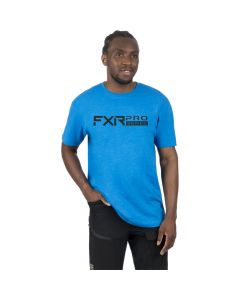 FXR Pro Series Premium T-Shirt 24 Blue Heather/Black