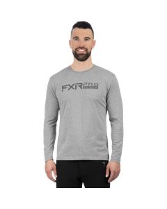 FXR Pro Series Premium Långärmad tröja 24 Grey Heather/Asphalt