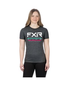 FXR Race Div Premium T-Shirt 24 Char Hthr/Mint-Razz