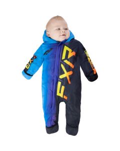 FXR Infant CX Babyoverall 24 Blue/Inferno