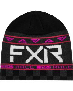 FXR Race Division Beanie 24 Black/E Pink