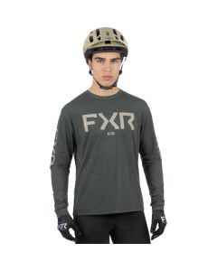 FXR Helium Tech LS Långärmad tröja 24 Army Heather/Stone