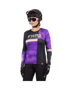 FXR ProFlex UPF Långärmad tröja 24 Purple Camo/Black
